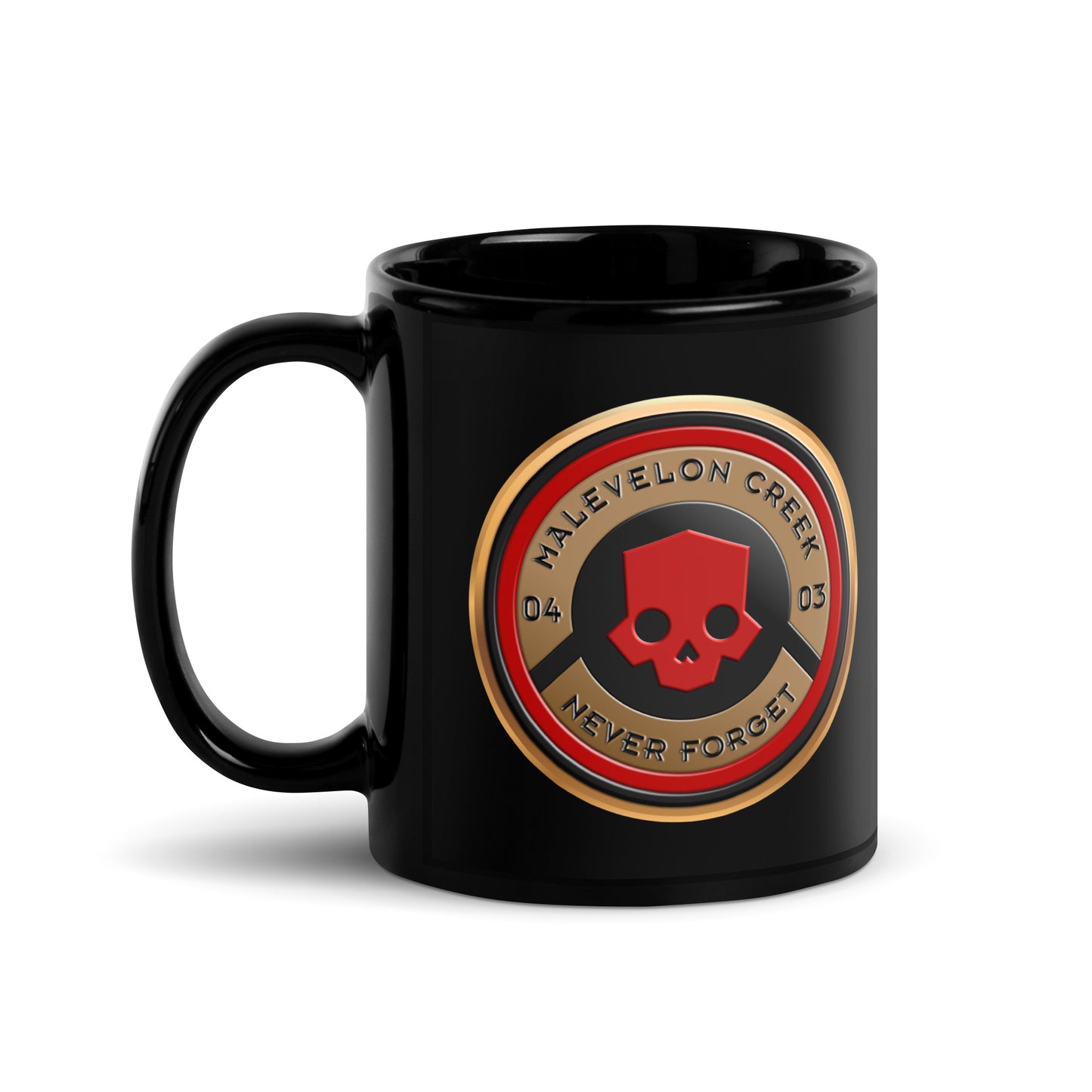 Malevelon Creek Never Forget April 3rd Challenge Coin Mug