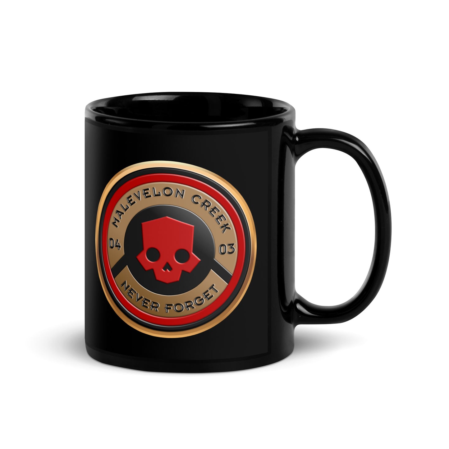 Malevelon Creek Never Forget April 3rd Challenge Coin Mug