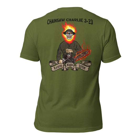 Chainsaw Charlie 3-23 Official Company T-Shirt